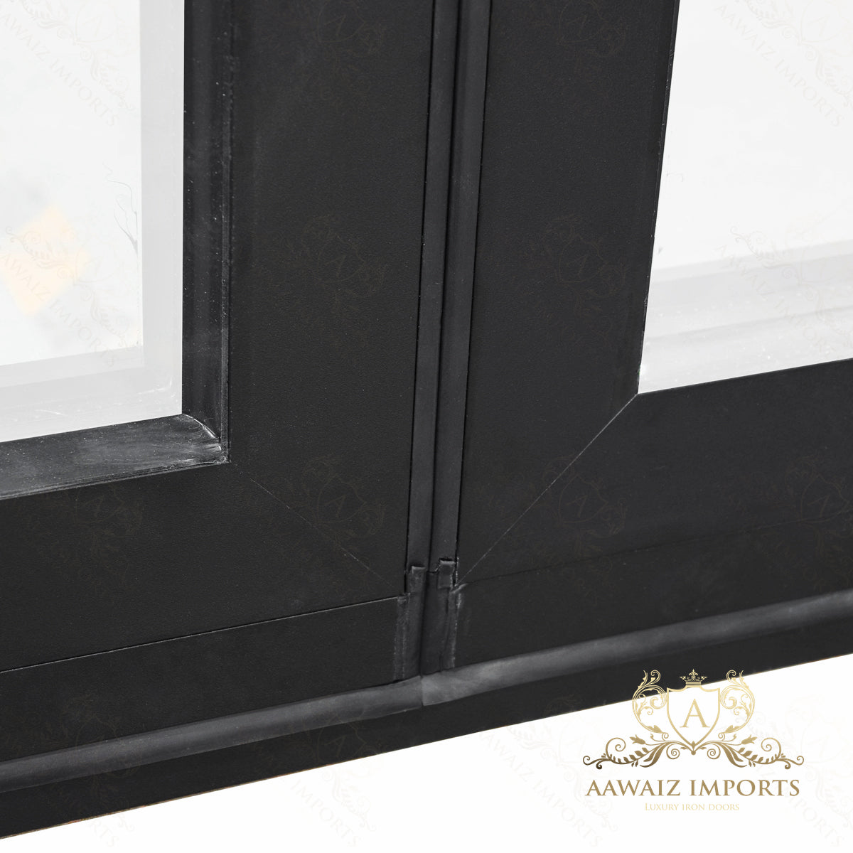 8 Ft Wide By 7 Ft Tall (96" By 84") Aluminum Bi Fold Patio Door Outswing  Thermal Break Insulated Matt Black Finish