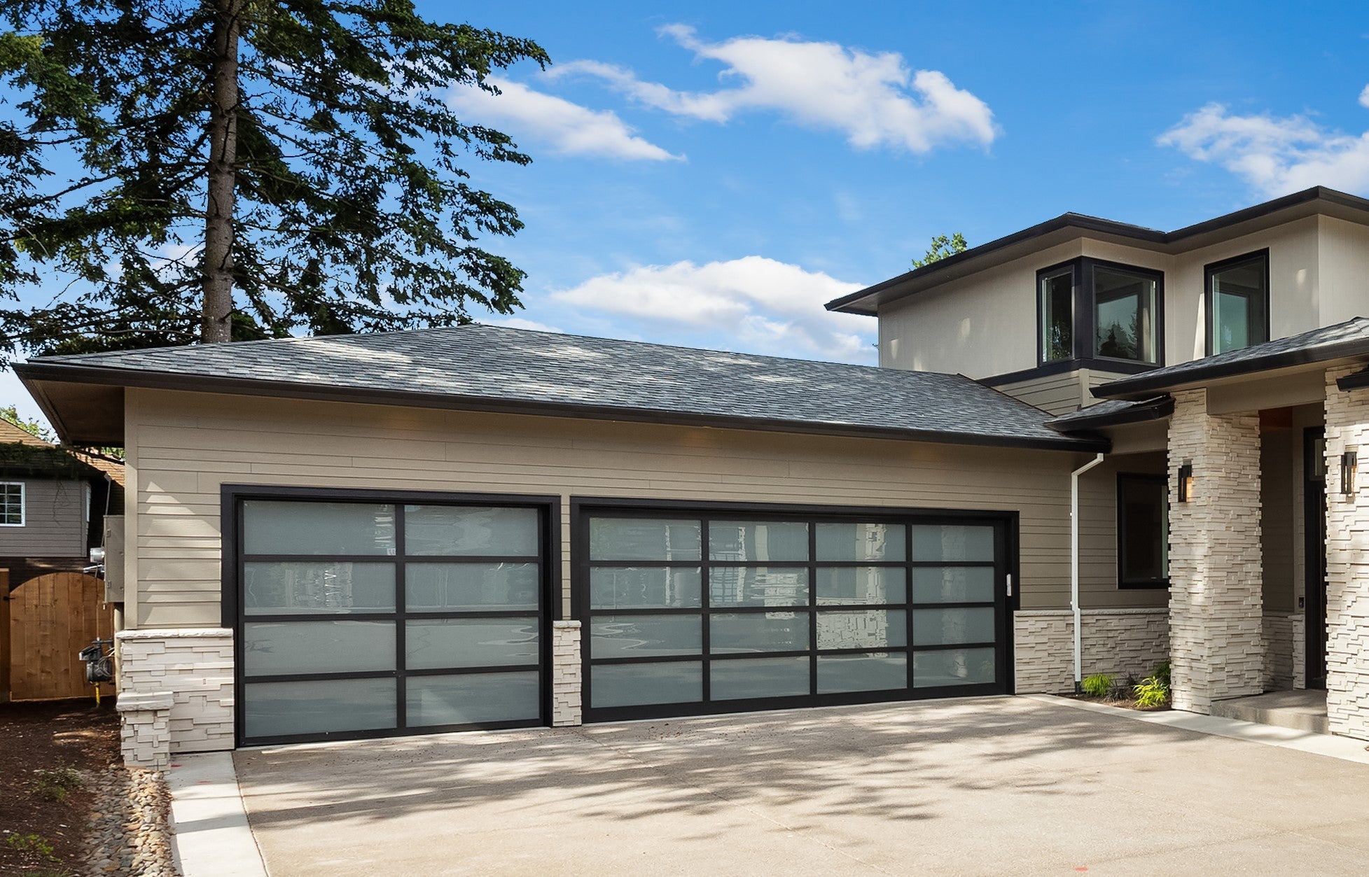 8X7 Full View Garage Door 